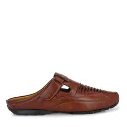 Slip-On Sandals with Velcro Closure-image-4