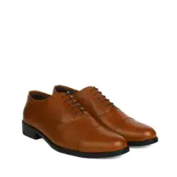 Men Almond-Toe Lace-Up Oxfords-image-32