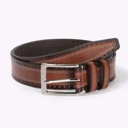 Men Colourblock Perforated Belt-18