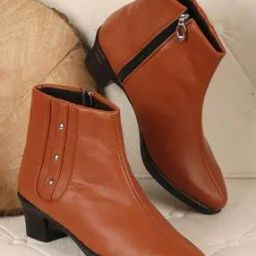 Women Ankle-Length Boots with Synthetic Upper-picture-17