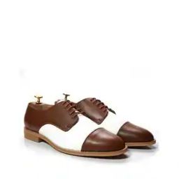 Colour-block Lace-Up Shoes-image-6