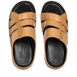 Men Flip Flops with Genuine leather upper-image-60