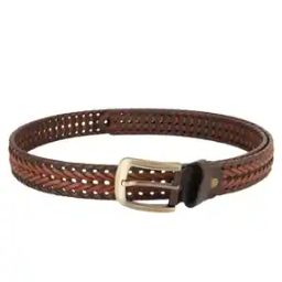 Men Braided Belt with Tang Buckle-image-22