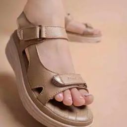 Girls Open-Toe Wedges with Velcro Closure-picture-35