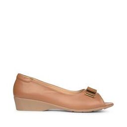 bata Women Peep-Toe Slip-On Shoes with Bow Accent-picture-21