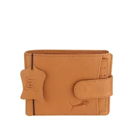 WILD EDGE Men Tan Leather Two Fold Wallet-image-77