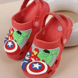Kids Ville Boys Avengers Printed Clogs-49
