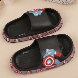 Kids Ville Boys Captain America Printed Sliders-30
