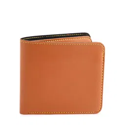 CRUSSET Men Tan Two Fold Leather Wallet-10