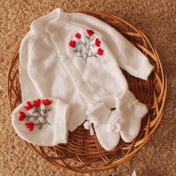 Woonie Unisex Kids Floral Cardigan-picture-17