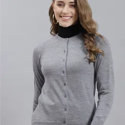 Monte Carlo Long Sleeves Woollen Cardigan-image-29