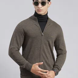 Monte Carlo Mock Collar Woollen Cardigan-image-73