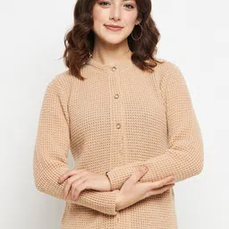 CREATIVE LINE Self Design Woollen Cardigan Sweater-image-27