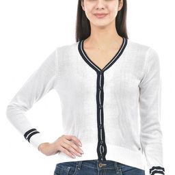 Numero Uno V-Neck Acrylic Cardigan-45
