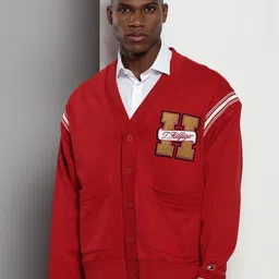 Tommy Hilfiger V-Neck Front-Open Sweaters-image-76