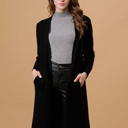 Gipsy Women Black Longline Overcoat-picture-27