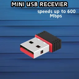 FRONY (Wi-Fi Receiver) with Multi-Device Connectivity For All Pc System and LaptopB17 USB Adapter-picture-0