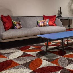 sapana carpet-mats Multicolor Geometrical Polyester 4 x 6 Feet Machine Made Carpet-picture-40