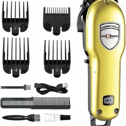 Pick Ur Needs Professional Rechargeable Hair Trimmer/Shaver With Smart LED 8 In 1 Blade BarberShaver For Men-picture-5