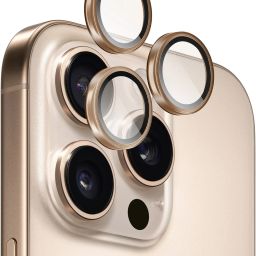 GRIPP Back Camera Lens Ring Guard Protector for Apple iPhone 16 Pro | iPhone 16 Pro Max (Gold)-image-3
