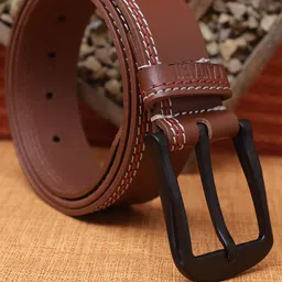 Cantabil Men Leather Tang Slim Belt-image-26