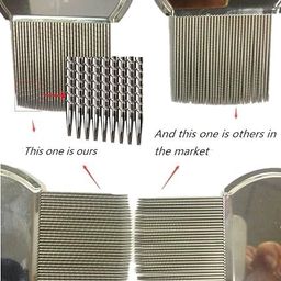Geeta Enterprises Terminator Lice Comb| Stainless Steel Lice Comb for Women, Men & Kids| Nit Comb for Head Lice Treatment, Removes Nits| Scalp Louse And Eggs Remover(ONE LICE COMB, Random Color) image 2