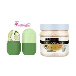 FEELHIGH Ice Roller with De Tan Scrub - 10ml+500ml-34