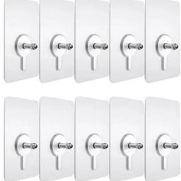vrdh (PACK OF 10)Multipurpose use bathroom and kitchen storage hook1.214 Hook 10-picture-39