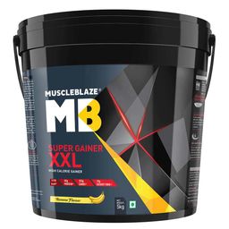 MuscleBlaze Super Gainer XXL Powder,  11 lb  Banana -image-46