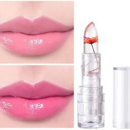Crystal Korean Waterproof Jelly Flower Lipstick WInter Care Lip Balm FRUITY-image-33