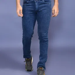 metronaut Men Slim Mid Rise Blue Jeans-picture-6