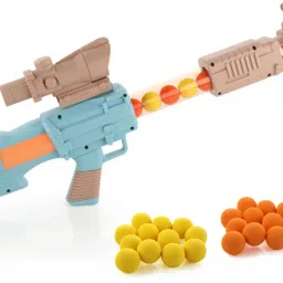 Space Explorer Pneumatic Gun Include 24 Soft Foam Ball for Boys & Girls 5+ Age Darts & Plastic Bullets-image-68
