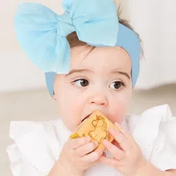 SYGA Infant Girls Stretchable Bow Hairband-17