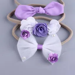 SYGA Infant Set of 3 Cotton Rabbit Ear Headband-image-41