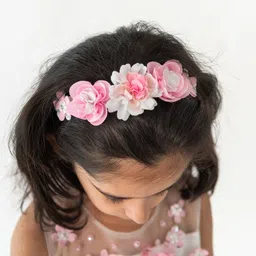 A Little Fable Girls Floral Embellished Hairband-18