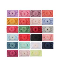 SYGA Infant Girls Turban-Shaped Wrap Elasticated & Adjustable Hairband-28