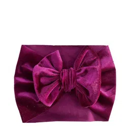 SYGA Girls Soft Bow Velvet Strechable Hairband-51