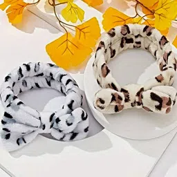 Proplady Women Set of 2 Fur Hairband-92