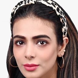 BuckleUp Beige Animal Print Hairband-image-11