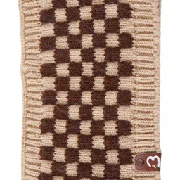Bharatasya Checked Knitted Warm Headband-image-86