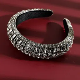 SOHI Embellished Fabric Hairband-49