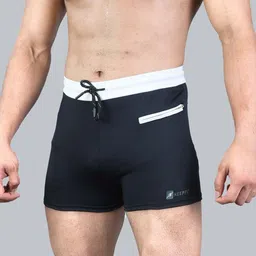 Keepfit Men Mid-Rise Breathable Swim Trunks-image-1