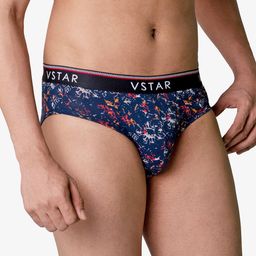 VStar Abstract Printed Low-Rise Basic Briefs SG 02-JET_BLACK image 2