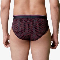 VStar Abstract Printed Low-Rise Basic Briefs SG 02-JET_BLACK image 3