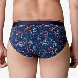 VStar Abstract Printed Low-Rise Basic Briefs SG 02-JET_BLACK image 3