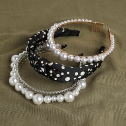 SOHI Set of 3 Embellished Hairband-36