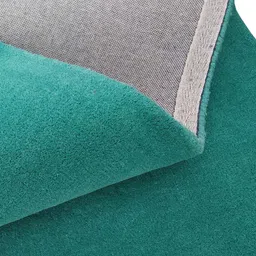 IMRA CARPET Turquoise Blue Abstract Handmade Woollen Carpet-picture-26