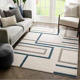 IMRA CARPET Grey Geometric Woollen Carpet-picture-23