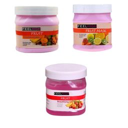 FEELHIGH Set Of 3 Fruit Cream With Gel & Mask 500ml Each-9