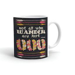 Khakee White & Black Text or Slogans Printed Glossy Microwave Safe Mugs 325 ml-8